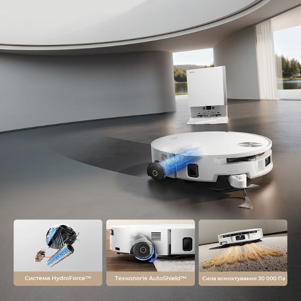Фото - Робот-пилосос миючий Mova S70 Pro Roller White (RLZ11HE-Wh)